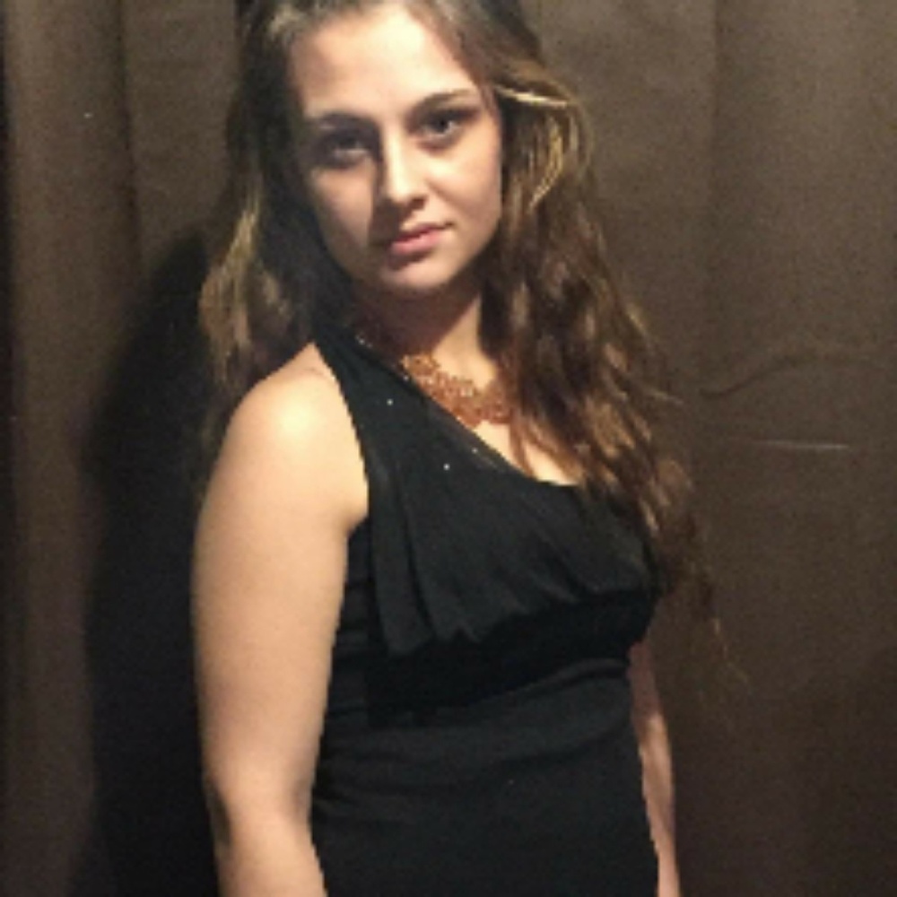 STUNNING Long Black Halter Top sparkly Dress